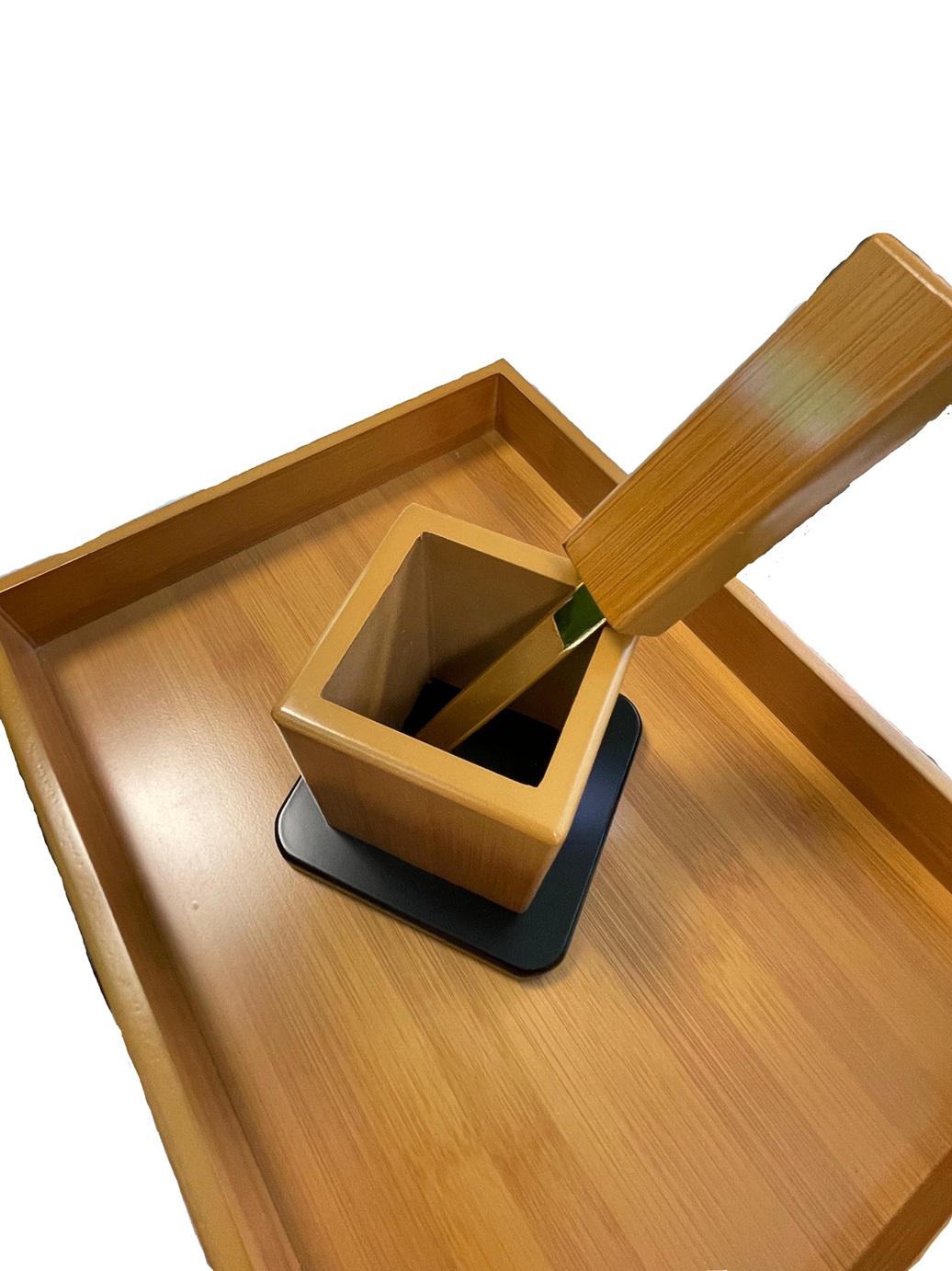 Набор для руководителя 11 предметов ON PU108-9G Шпон